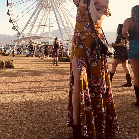 re:named Dresses & Skirts - Flower Maxi Dress